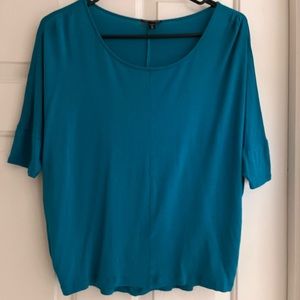 Express brand. Size x-small. Fits like small. Loose fit. Teal color